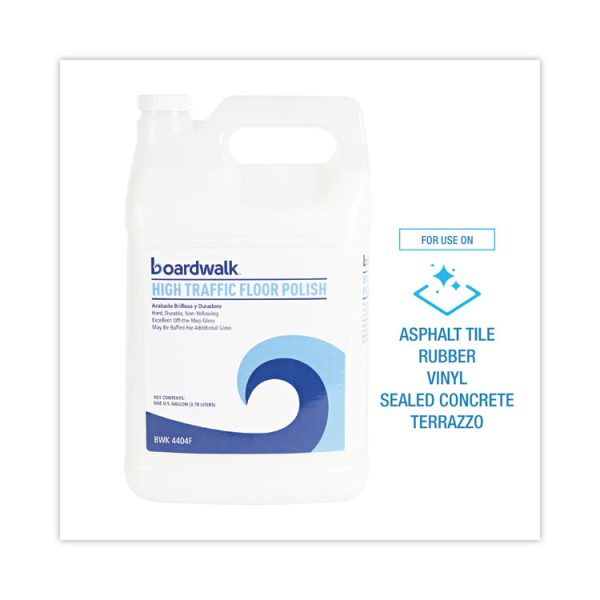 High Traffic Floor Polish, 1 Gal Bottle, 4/carton - Image 3