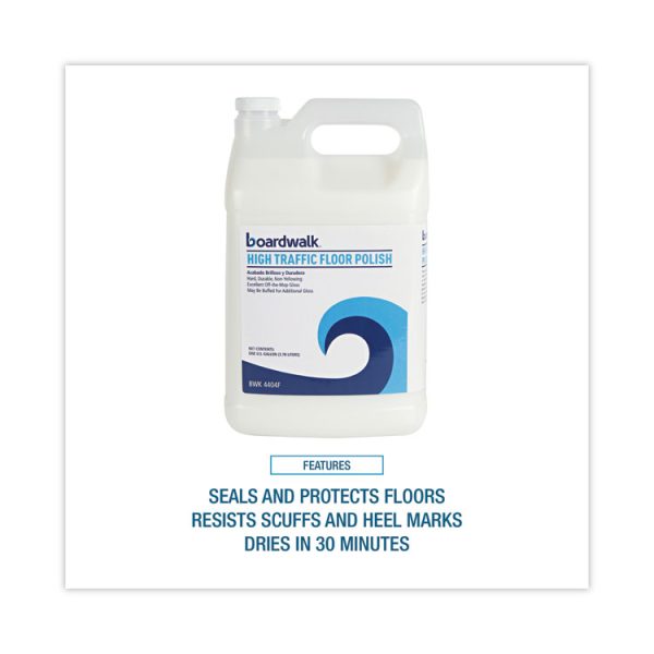High Traffic Floor Polish, 1 Gal Bottle, 4/carton - Image 4