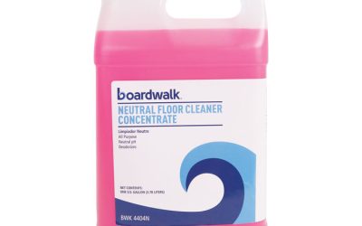 Neutral Floor Cleaner Concentrate, Lemon Scent, 1 Gal Bottle, 4/carton