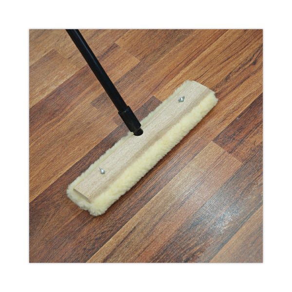 Mop Head, Finish Applicator, Lambswool, 18-Inch, White - Image 5