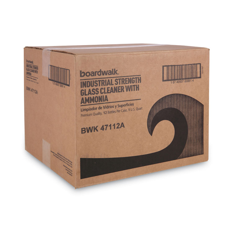 Industrial Strength Glass Cleaner With Ammonia, 32 Oz Trigger Spray Bottle, 12/carton - Image 7