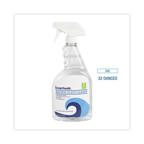 Natural Glass Cleaner, 32 Oz Trigger Spray Bottle, 12/carton - Image 2