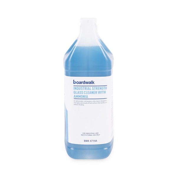 Industrial Strength Glass Cleaner With Ammonia, 1 Gal Bottle, 4/carton - Image 4