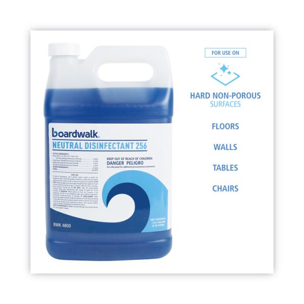Neutral Disinfectant, Floral Scent, 1 Gal Bottle, 4/carton - Image 3