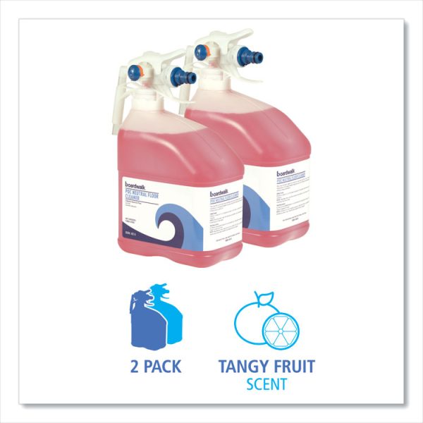 Pdc Neutral Floor Cleaner, Tangy Fruit Scent, 3 Liter Bottle, 2/carton - Image 2