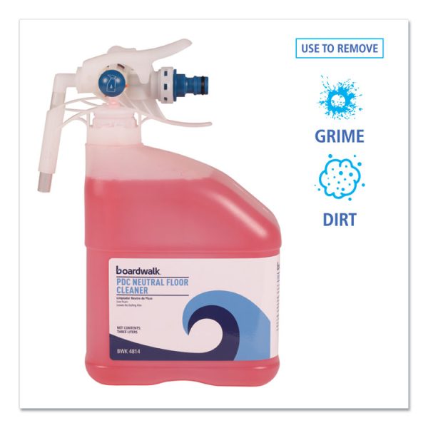 Pdc Neutral Floor Cleaner, Tangy Fruit Scent, 3 Liter Bottle, 2/carton - Image 3