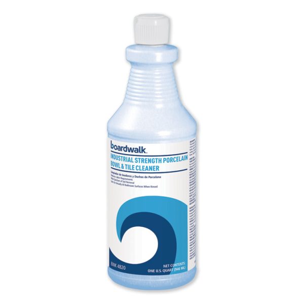 Industrial Strength Porcelain Bowl And Tile Cleaner, Floral Scent, 32 Oz, 12/ct