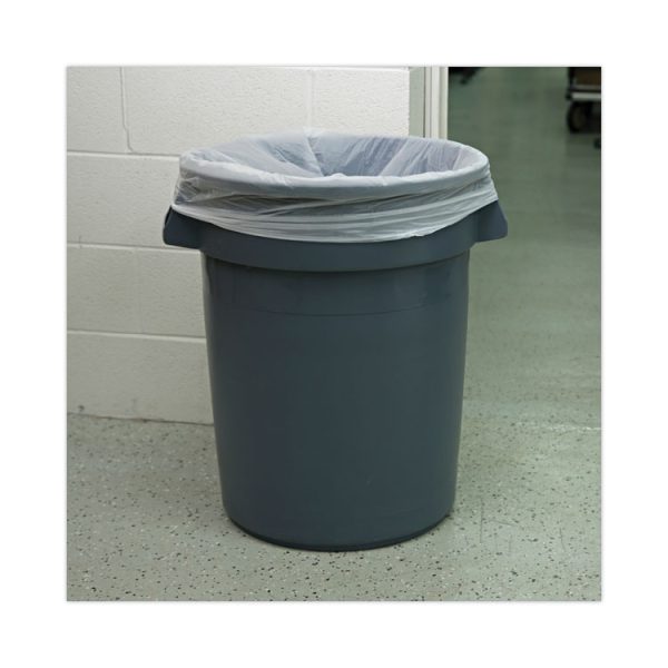 Linear Low Density Can Liners, 30 gal, 0.5 mil, 30" x 36", White, 10 Bags/Roll, 20 Rolls/Carton - Image 5