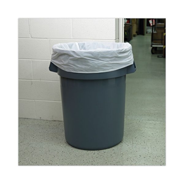 Linear Low Density Can Liners, 55 gal, 0.5 mil, 38" x 58", White, 10 Bags/Roll, 10 Rolls/Carton - Image 5