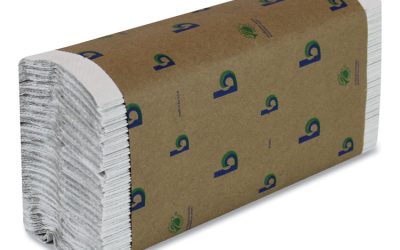 Boardwalk Green C-Fold Towels, 1-Ply, 10.13 x 12.75, Natural White, 150/Pack, 16 Packs/Carton