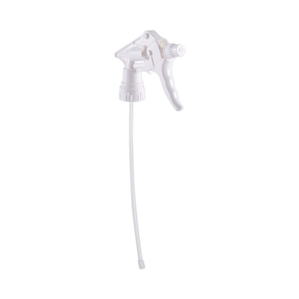 Trigger Sprayer 250, 8" Tube, Fits 16-24 Oz Bottles, White, 24/carton - Image 2