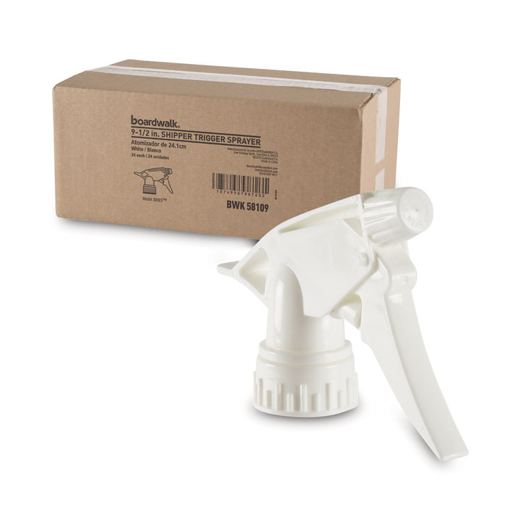 Trigger Sprayer 300es, 9.5" Tube, Fits Oz Bottles, White, 24/carton - Image 5