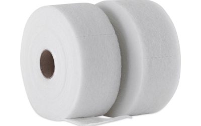 Trapeze Disposable Dusting Sheets, 5″ X 125 Ft, White, 250 Sheets/roll, 2 Rolls/carton