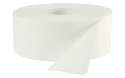 JRT Bath Tissue, Jumbo, Septic Safe, 2-Ply, White, 3.3″ x 1,000 ft, 12 Rolls/Carton