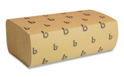 Multifold Paper Towels, 1-Ply, 9 x 9.45, Natural, 250/Pack, 16 Packs/Carton