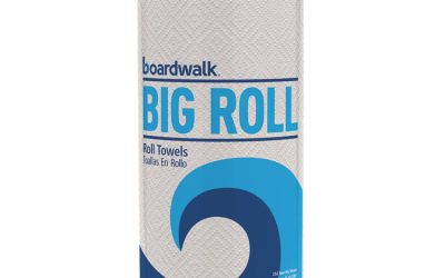Kitchen Roll Towel, 2-Ply, 11 X 8.5, White, 250/roll, 12 Rolls/carton