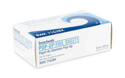 Standard Aluminum Foil Pop-Up Sheets, 9 X 10.75, 500/box, 6 Boxes/carton