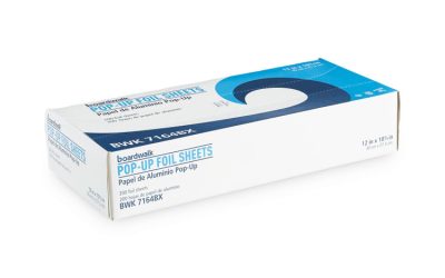 Heavy-Duty Aluminum Foil Pop-Up Sheets, 12 X 10.75, 200/box, 12 Boxes/carton