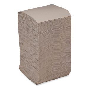 Beverage Napkins, 1-Ply, 9.5" X 9.5", Kraft, 500/pack, 8 Packs/carton