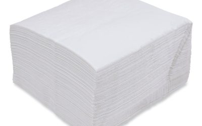 Dinner Napkin, 1-Ply, 17 x 17, White, 250/Pack, 12 Packs/Carton