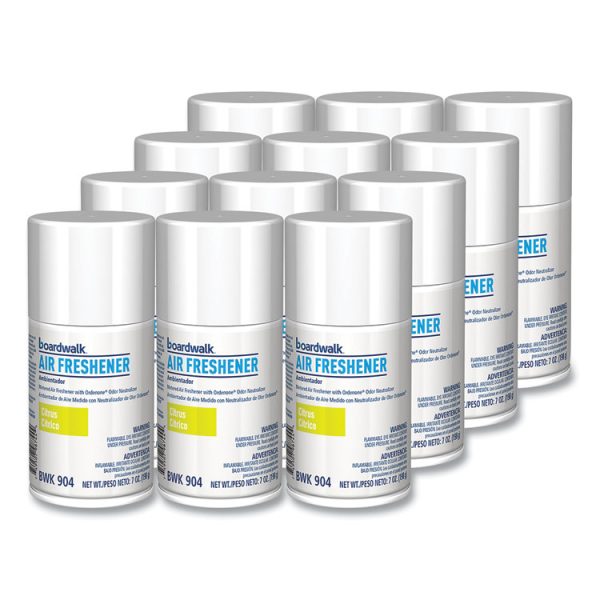Metered Air Freshener Refill, Citrus Sunrise, 5.3 Oz Aerosol Spray, 12/carton - Image 3