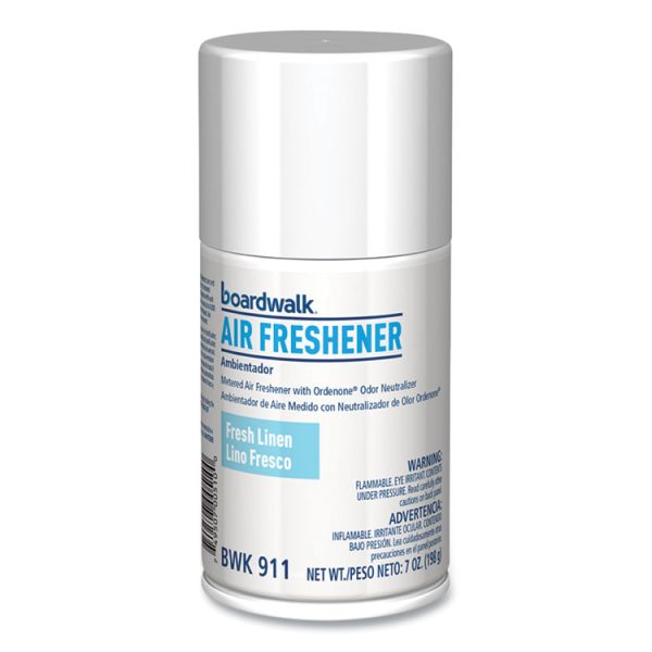 Metered Air Freshener Refill, Fresh Linen Scent Refill, 7 oz Aerosol Can, 12/Carton - Image 4
