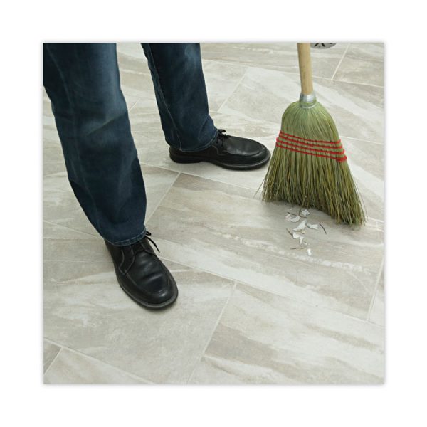 Mixed Fiber Maid Broom, Mixed Fiber Bristles, 55" Overall Length, Natural, 12/carton - Image 5