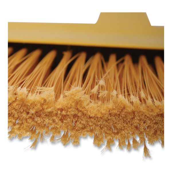 Angler Broom, 53" Handle, Yellow, 12/carton - Image 4