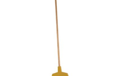 Angler Broom, 53″ Handle, Yellow, 12/carton