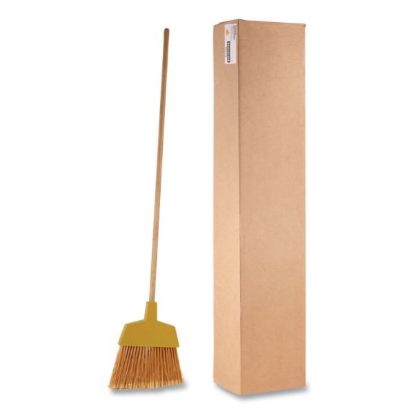 Angler Broom, 53" Handle, Yellow, 12/carton - Image 6