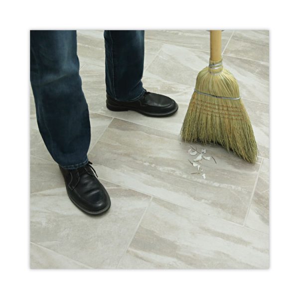 Warehouse Broom, Corn Fiber Bristles, 56" Overall Length, Natural, 12/carton - Image 5