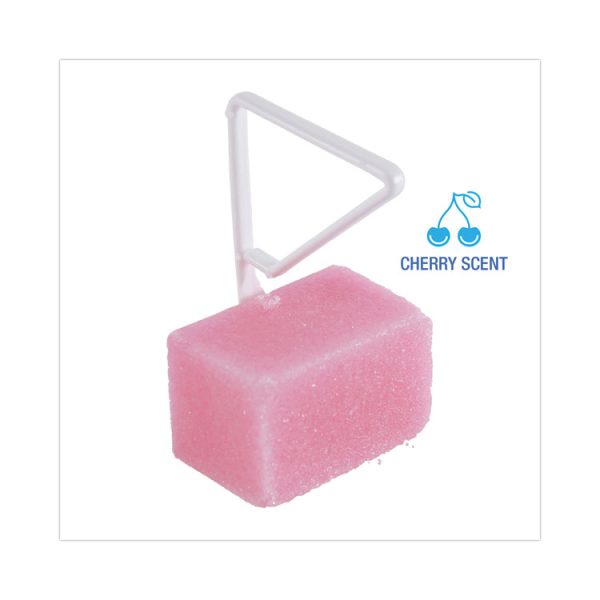 Toilet Bowl Para Deodorizer Block, Cherry Scent, 4 Oz, Pink, 144/carton - Image 3