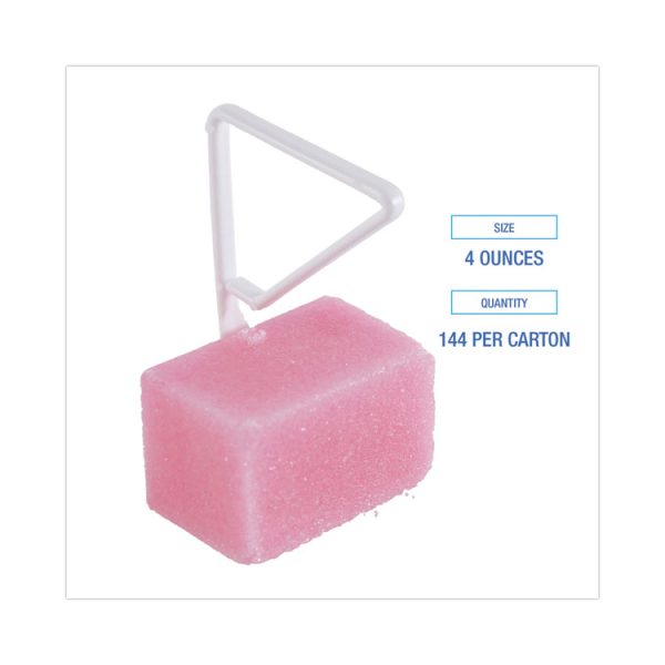 Toilet Bowl Para Deodorizer Block, Cherry Scent, 4 Oz, Pink, 144/carton - Image 5