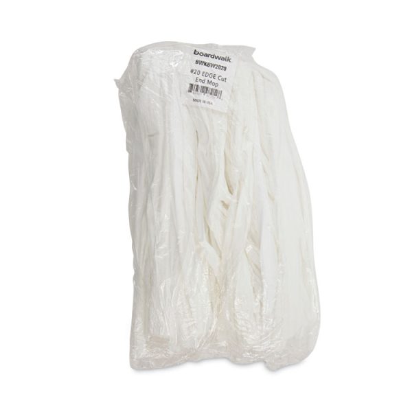Nonwoven Cut End Edge Mop, Rayon/polyester, #20, White, 12/carton - Image 7