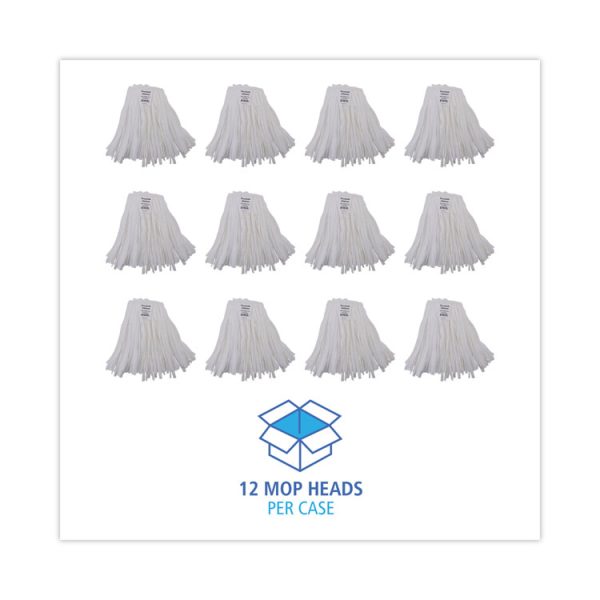 Nonwoven Cut End Edge Mop, Rayon/polyester, #20, White, 12/carton - Image 8