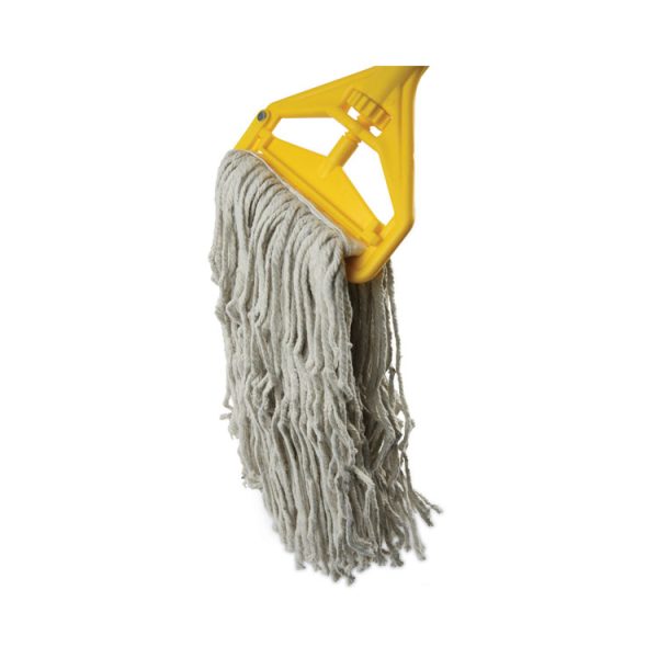 Banded Cotton Mop Head, #24, White, 12/carton - Image 5