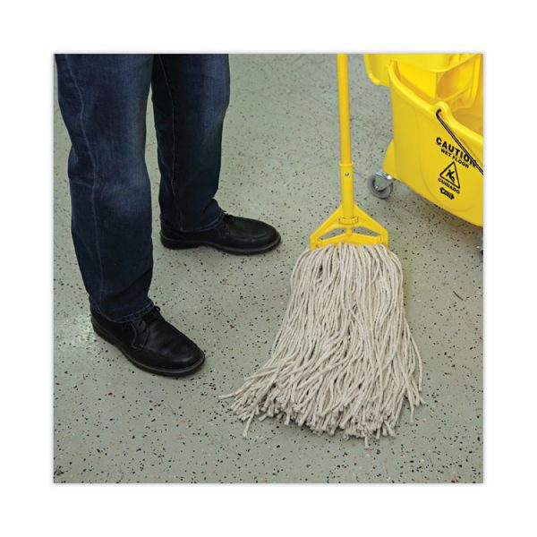 Mop Head, Cotton, Cut-End, White, 4-Ply, 32oz, 12/carton - Image 5