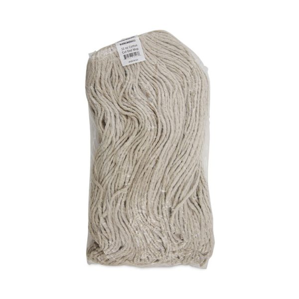Mop Head, Cotton, Cut-End, White, 4-Ply, 32oz, 12/carton - Image 7