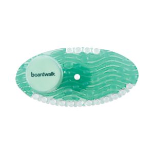 Curve Air Freshener, Cucumber Melon, Solid, Green, 10/box