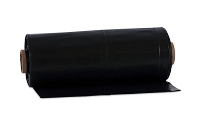 Industrial Drum Liners Rolls, 60 Gal, 2.7 Mil, 38 X 63, Black, 1 Roll Of 50 Bags