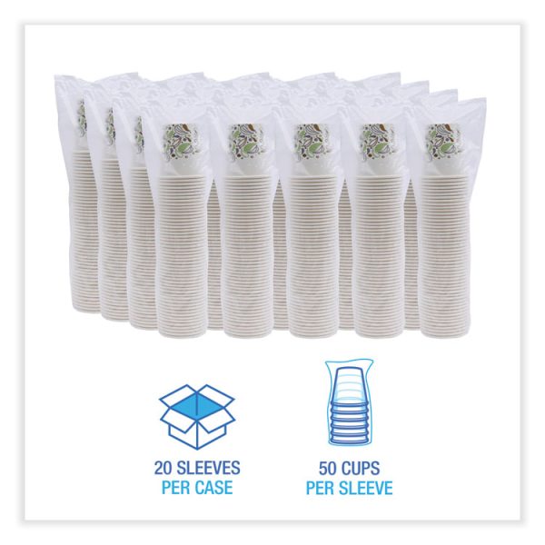 Deerfield Printed Paper Cold Cups, 12 oz, 50 Cups/Sleeve, 20 Sleeves/Carton - Image 2