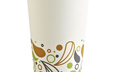 Deerfield Printed Paper Hot Cups, 16 Oz, 50 Cups/sleeve, 20 Sleeves/carton