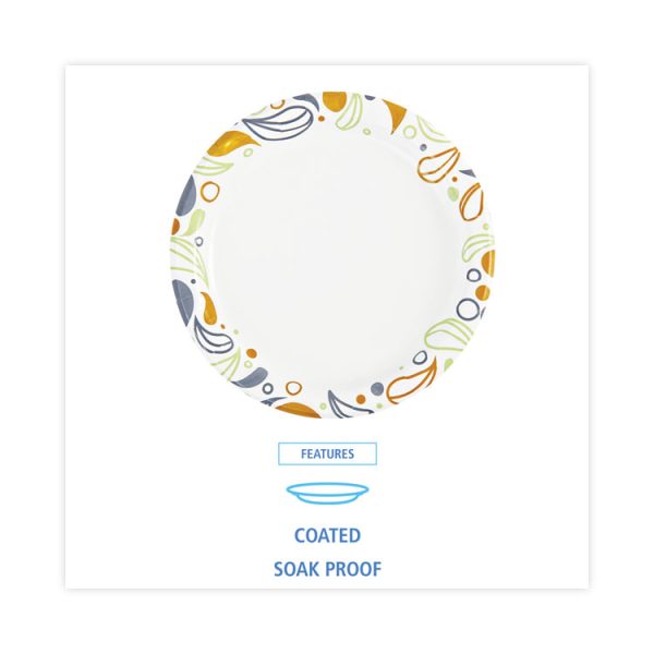 Deerfield Printed Paper Plates, 6" Dia, Coated/soak Proof, Multicolor, 250/pack, 4 Packs/carton - Image 5