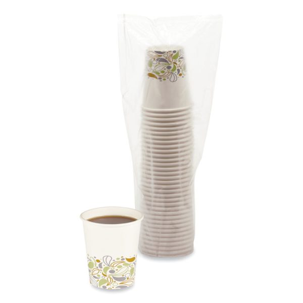 Deerfield Printed Paper Hot Cups, 8 oz, 50 Cups/Sleeve, 20 Sleeves/Carton - Image 4