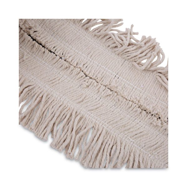 Flash Forty Disposable Dustmop, Cotton, 5", Natural - Image 4