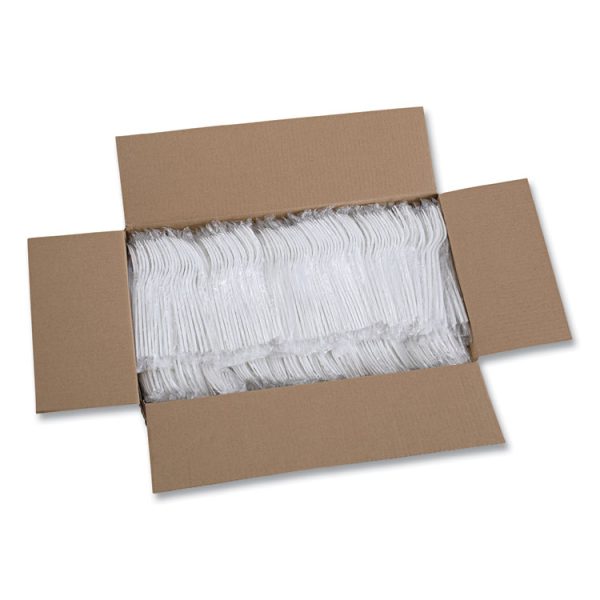 Heavyweight Wrapped Polypropylene Cutlery, Fork, White, 1,000/carton - Image 8