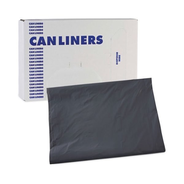 Linear Low Density Industrial Can Liners, 60 Gal, 1.3 Mil, 38 X 58, Gray, 100/carton - Image 7