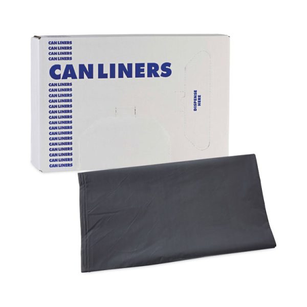 Linear Low Density Industrial Can Liners, 45 Gal, 1.3 Mil, 40 X 46, Gray, 100/carton - Image 7