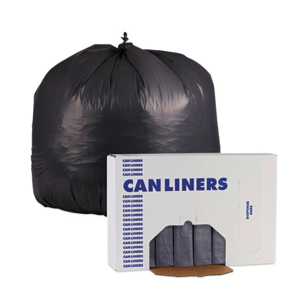 Linear Low Density Industrial Can Liners, 56 Gal, 1.3 Mil, 43 X 47, Gray, 100/carton - Image 6