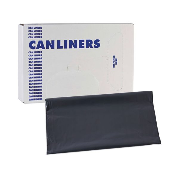 Linear Low Density Industrial Can Liners, 56 Gal, 1.3 Mil, 43 X 47, Gray, 100/carton - Image 7